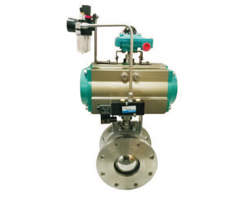 Q671F氣動(dòng)對夾球閥