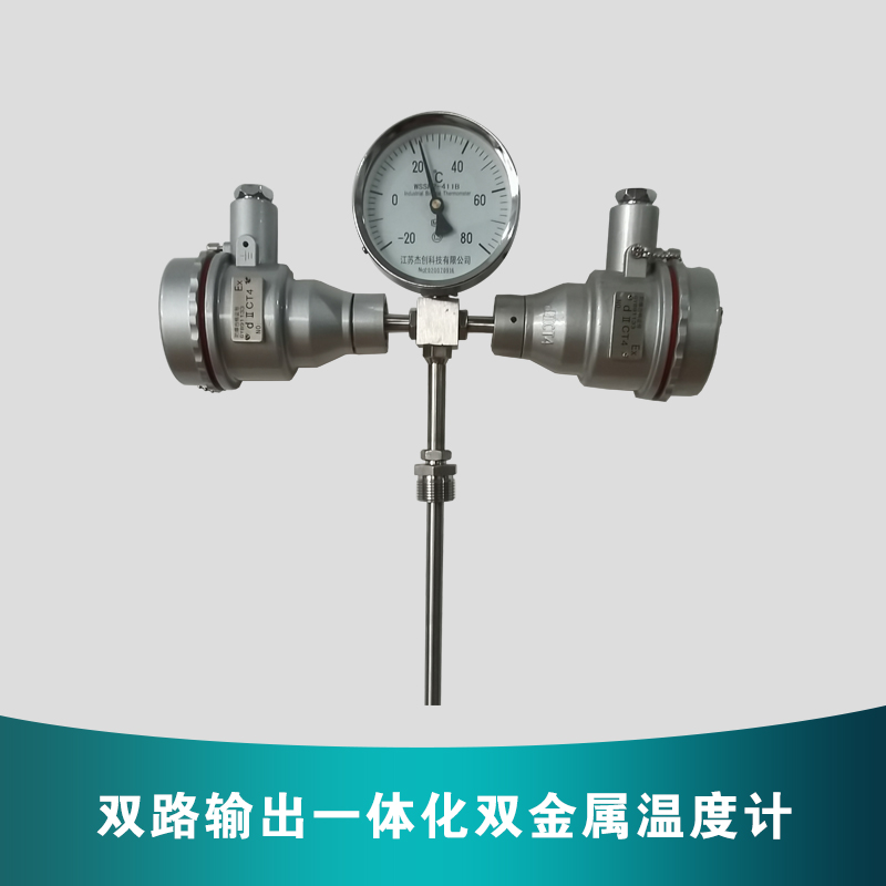 雙路輸出一體化雙金屬溫度計